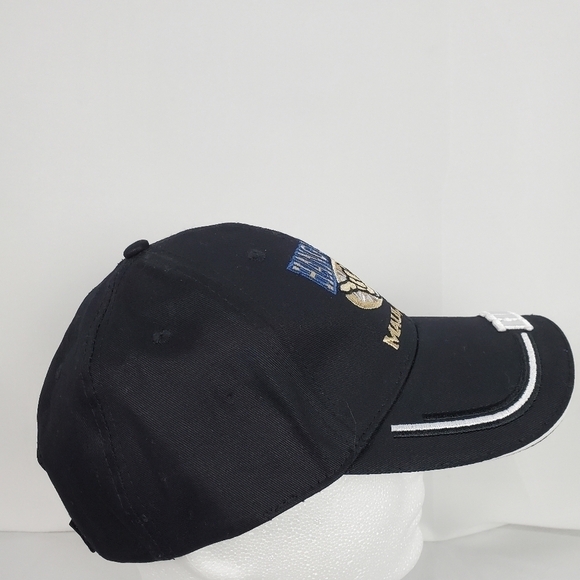 Hang Loose Hawaii Hat Embroidered Hand Logo Navy Blue Cap Hook and Loop Adj. - Picture 5 of 8